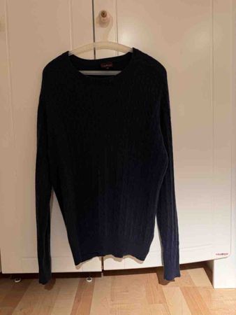 Herren Pullover Cashmere Collection blau Grösse M