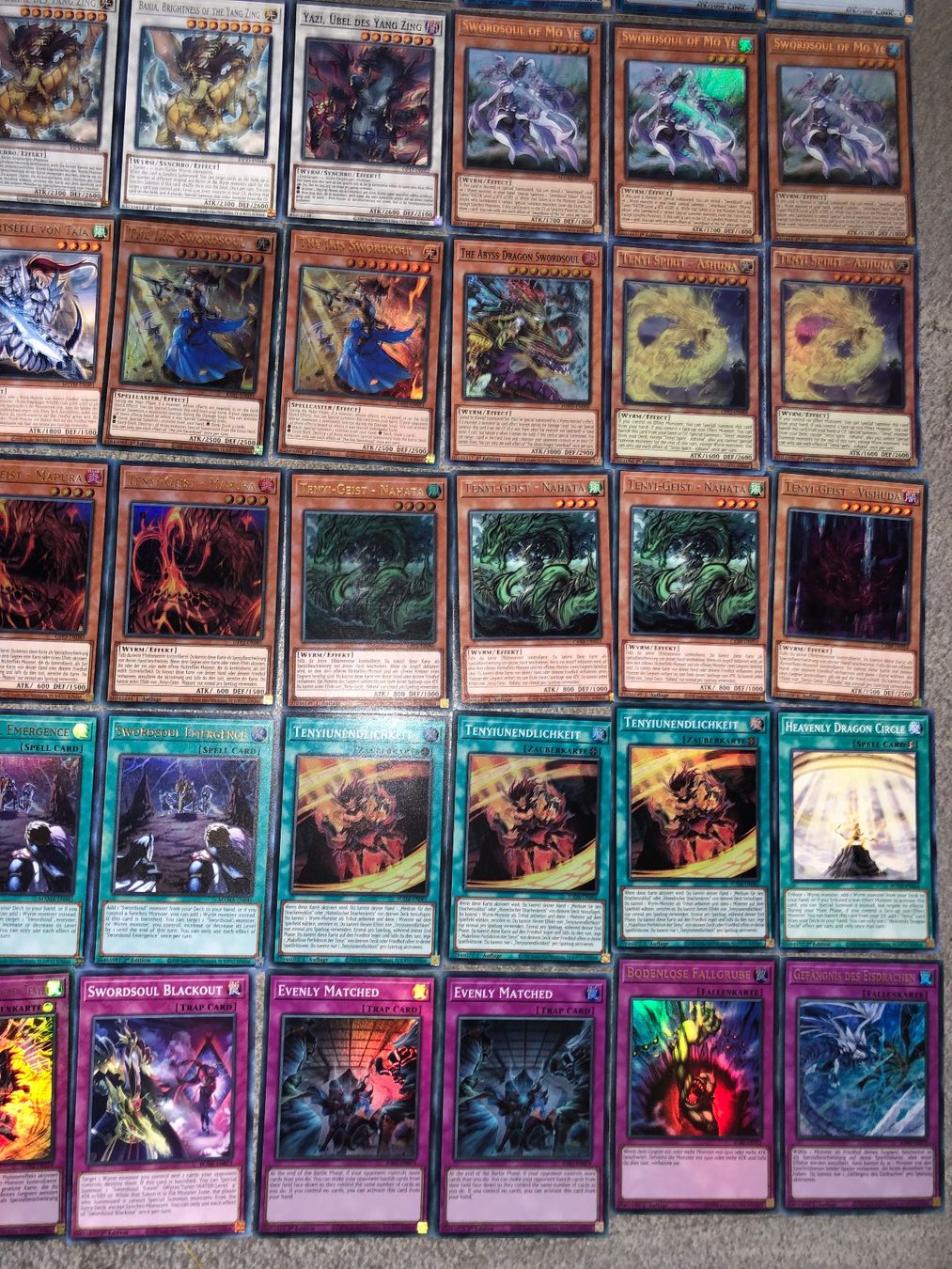 Yugioh Sammelbilder & Trading cards: TurnierDeck Schwertseele & Tenyi | BODE / BACH etc. – Gebraucht aus Altstätten SG von ChangeMaker 6