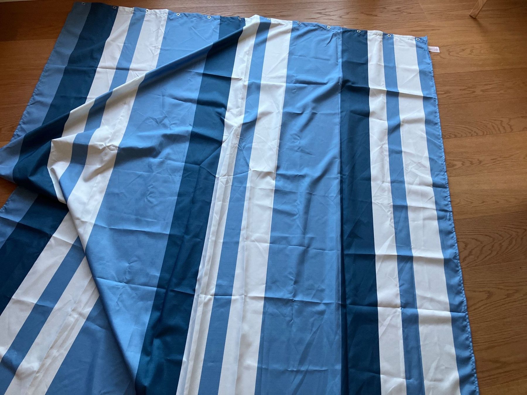 Vorhänge: Duschvorhang miomare blau gestreift – Neu (gemäss Beschreibung) aus Unterägeri von Bettsofa123