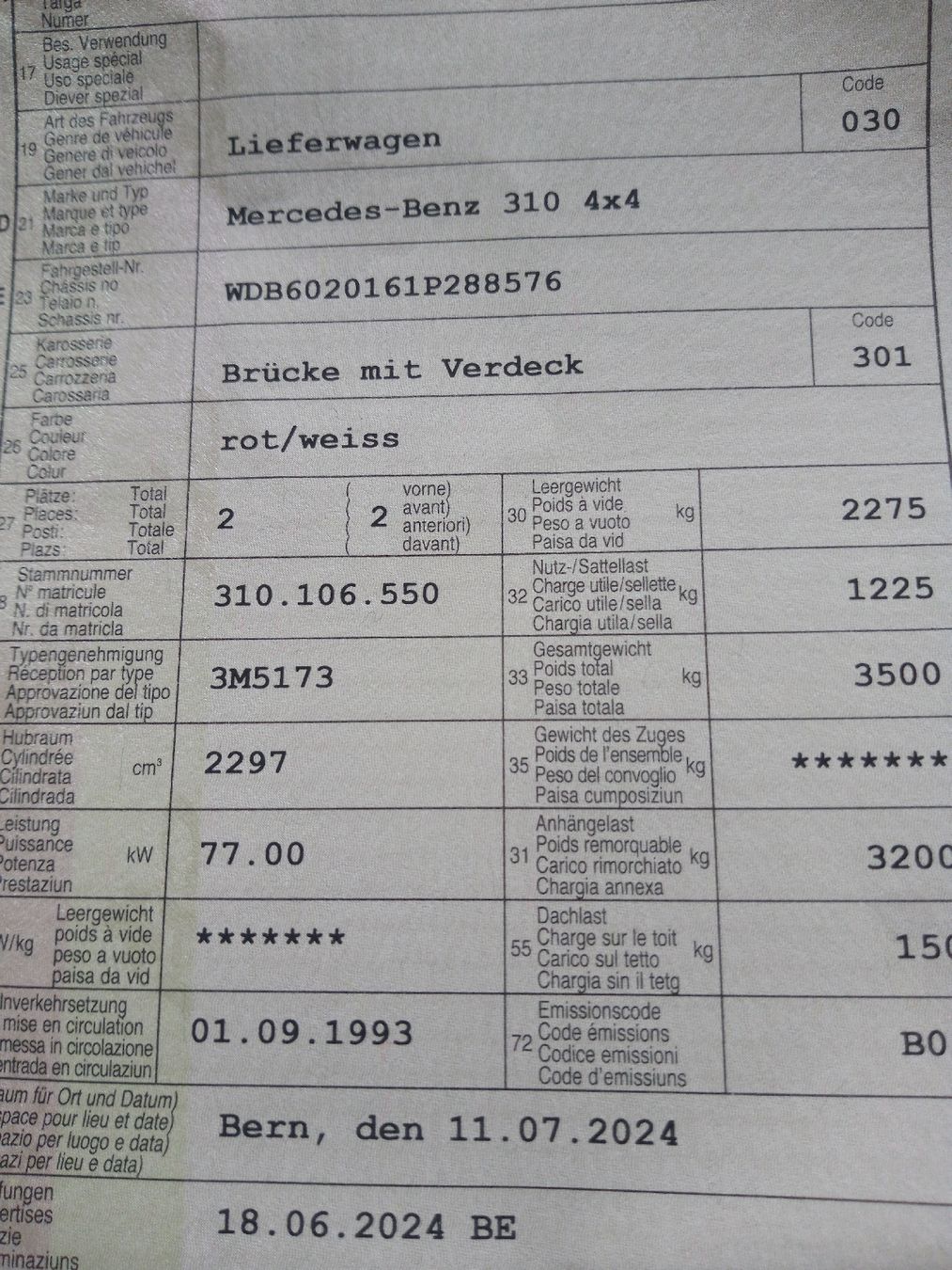 Mercedes-Benz Camping Fahrzeuge: Wohnmobil – Neu (gemäss Beschreibung) aus Burgdorf von ter_9lj2 5