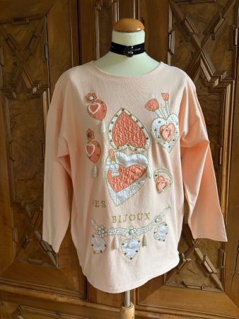 MISS V MADE IN FRANCE PARIS Bluse  Gr. M 100% Baumwolle