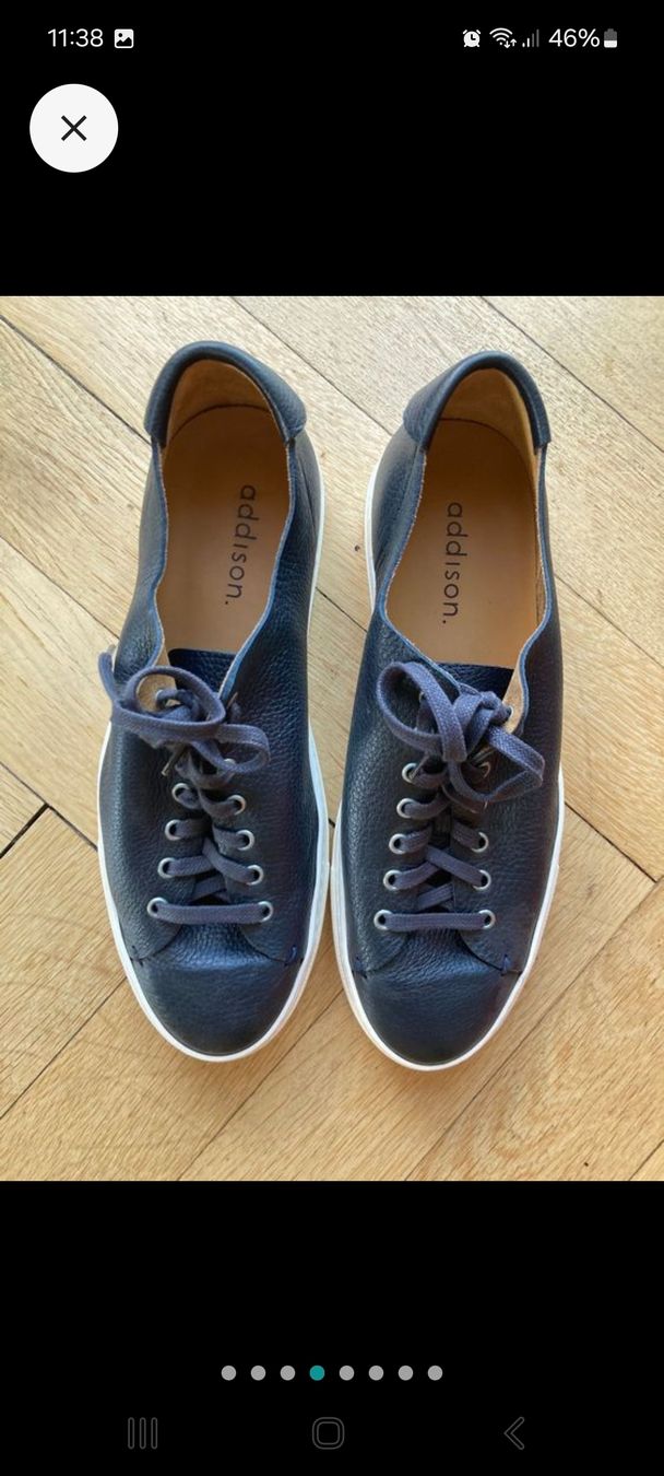 Scarpe da uomo: Snakers en cuir portées une fois – Nuovo (secondo la descrizione) da Genève venduto da Martinbng 1