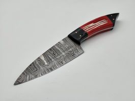 GEPRÜFT B Damast Messer Chefmesser Knife Damastmesser