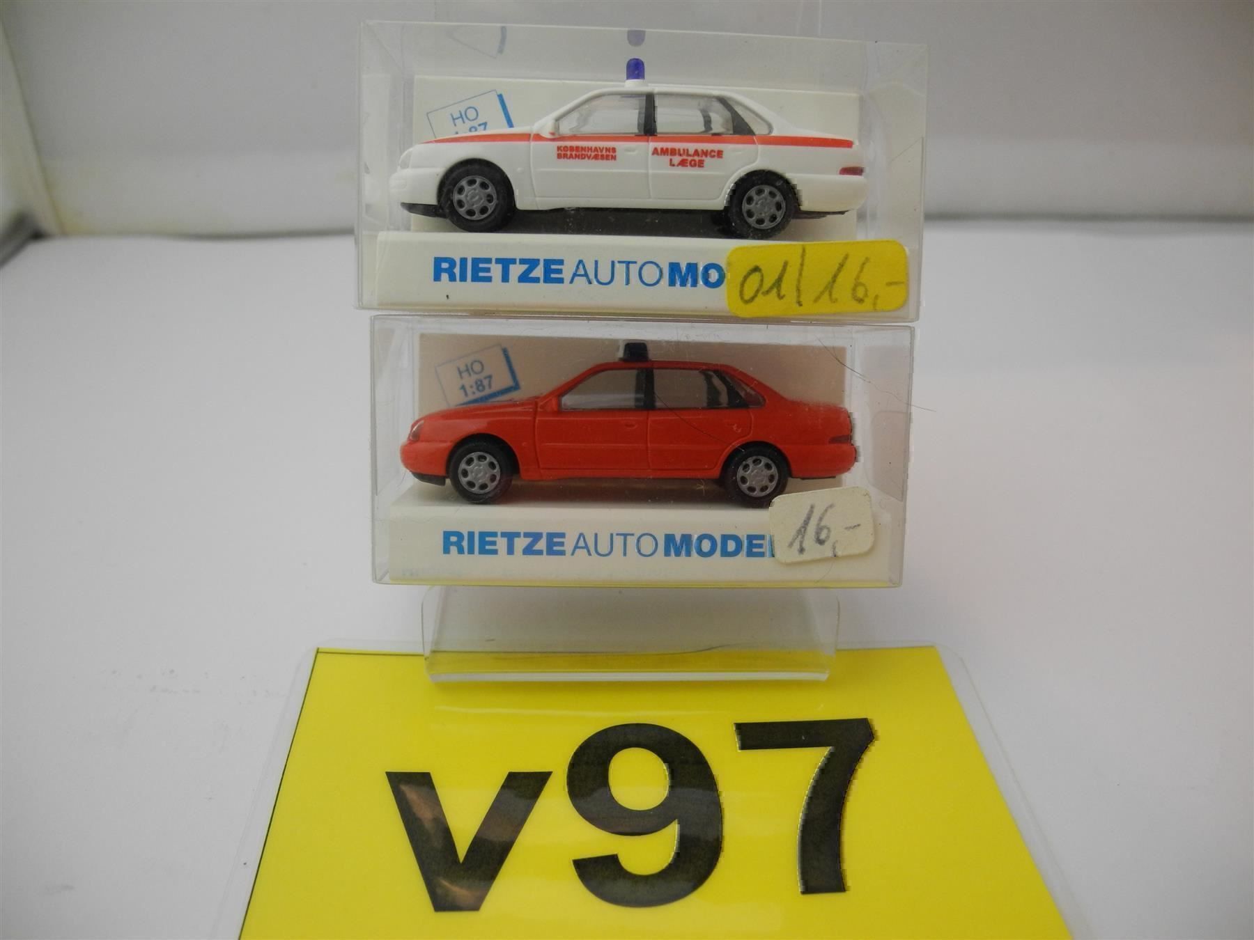 Rietze Modellautos: 2 x Rietze 50635 u. 50637, Nr. v97 – Neu und originalverpackt aus Kottwil von Crazyrolf