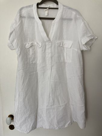 Sommerkleid mit Leinen, H&M, 38