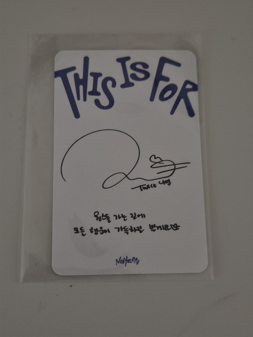 Carte collezionabili: TWICE - Nayeon Photocard  – Nuovo (secondo la descrizione) da Beinwil am See venduto da noeliaz14 1