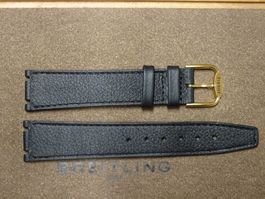 Uhrenband Leder Tissot Schwarz 19mm