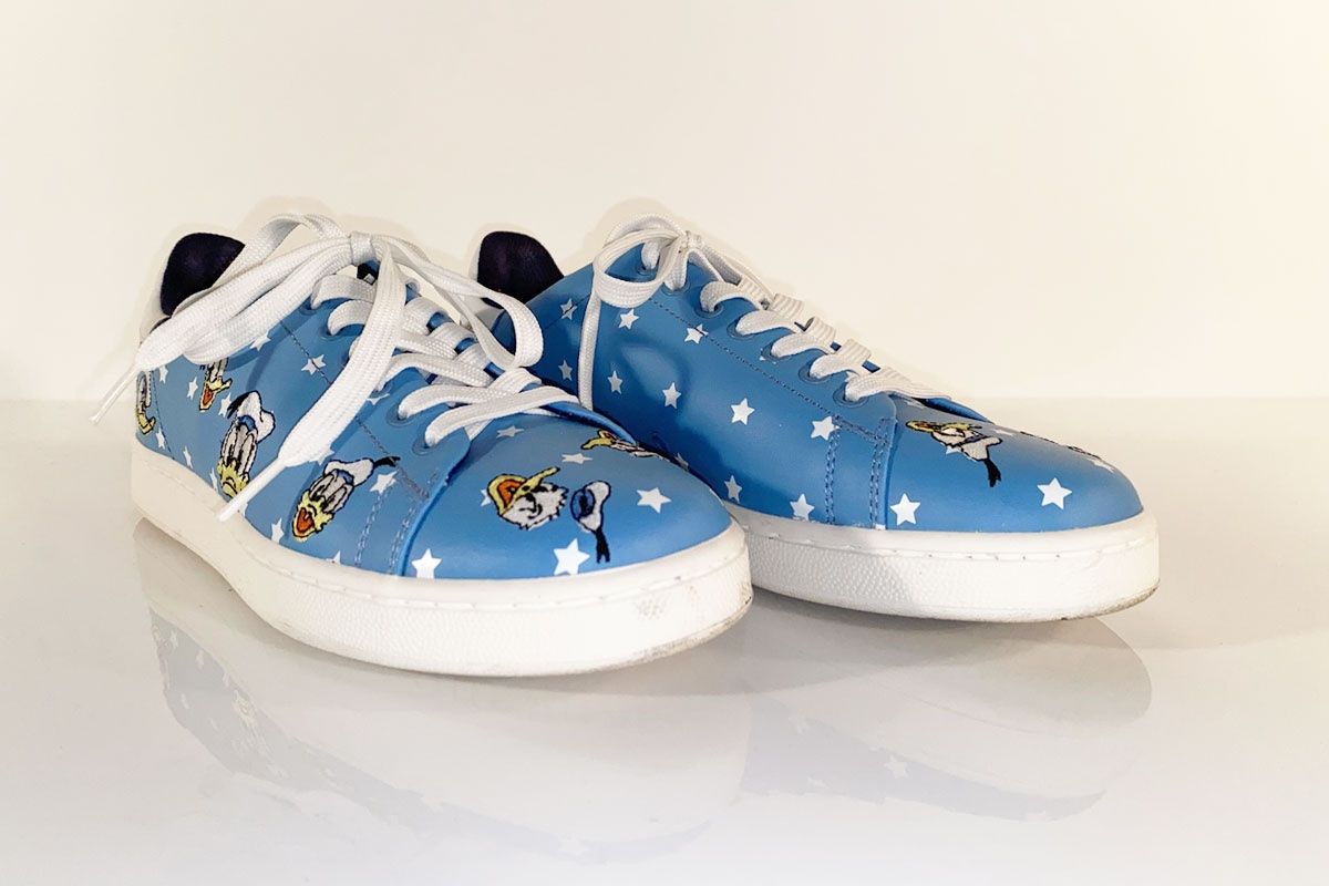 Scarpe da donna: Moaconcept Donald Duck Sneakers hellblau Gr. 39 – Usato da Ballwil venduto da ClassicGallery 1