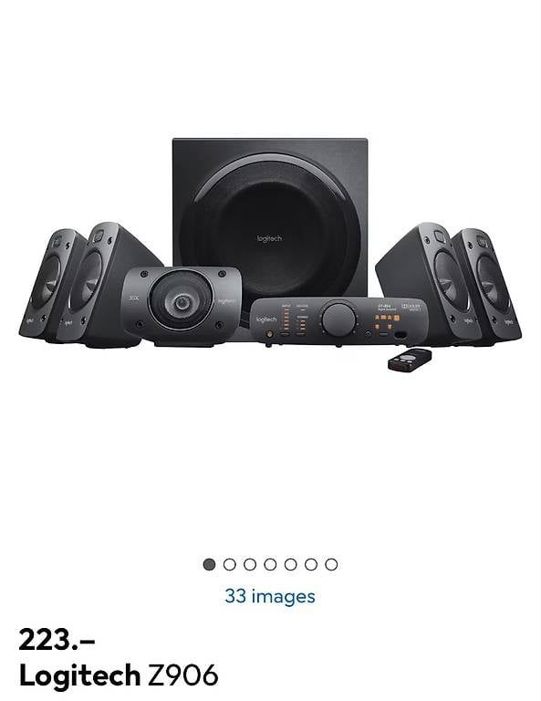 Casse acustiche: Haut-parleurs Logitech Z906 – Usato da Martigny venduto da LeandroBastos