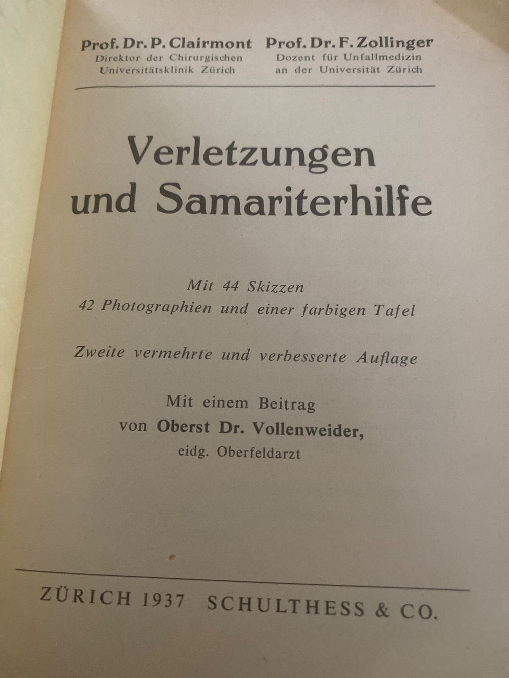 Bücher: Samariterhilfe , Buch 1937 – Gebraucht aus Baden von swiss-alps 1