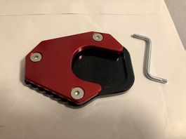 Plaque élargie béquille moto Honda crf 1100