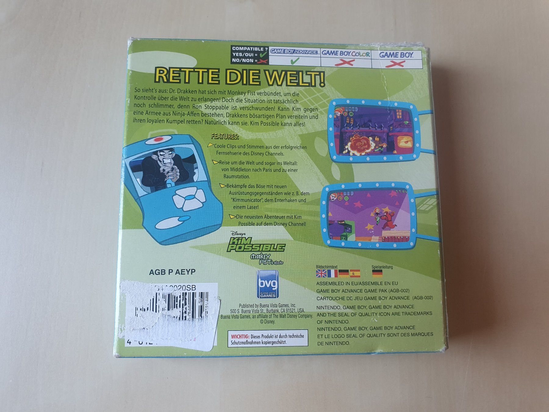 Nintendo Giochi: Kim Possible Monkey Fists Rache – Usato da Stansstad venduto da collectorsshop 1