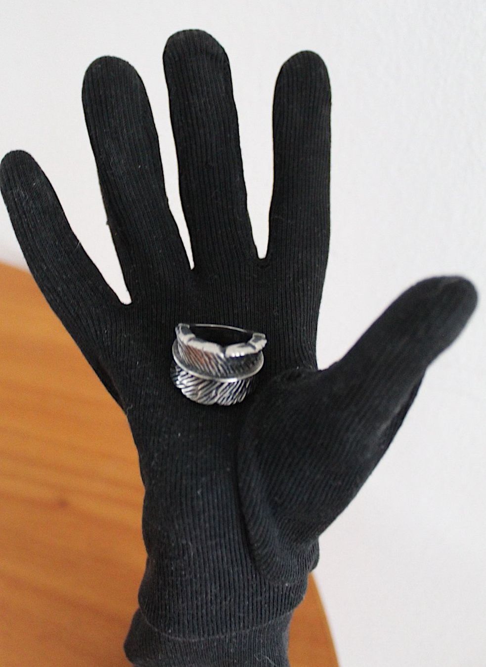 Anelli: Modeschmuck Ring Blatt, – Usato da Locarno venduto da madame-tus-sauds 6