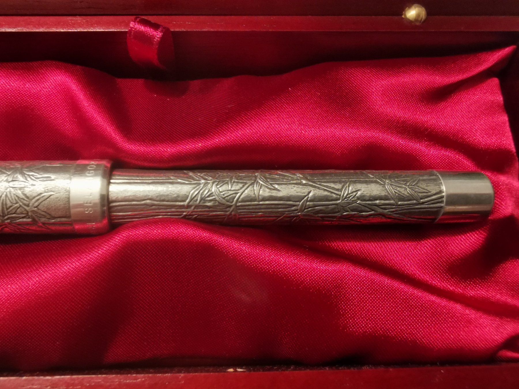 Penna & Evidenziatori: Sheaffer Royal Selangor Bamboo Füllfederhalter – Usato da Bellmund venduto da nikitanikita 5