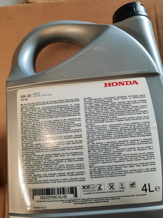 5W30 Motorenöl HONDA 4 Liter Kaufen auf Ricardo