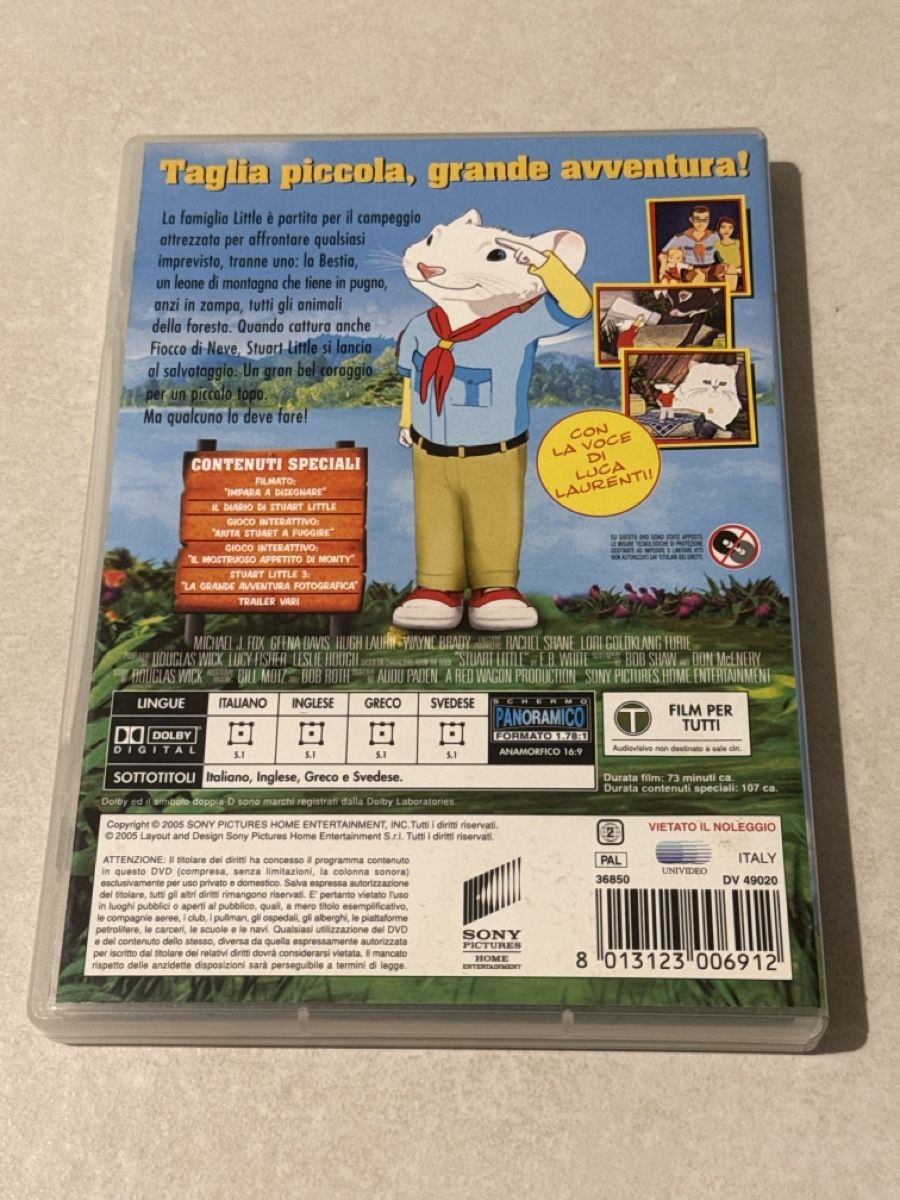 Tutti i DVDs: Stuart Little 3 – Usato da Cadenazzo venduto da nick995 1