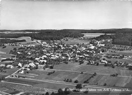 Arch b. Büren a.A. (BE) Fliegeraufnahme des Dorfes G