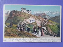AK Rigi Kulm Alpen Berge Menschen Schwyz Luzern