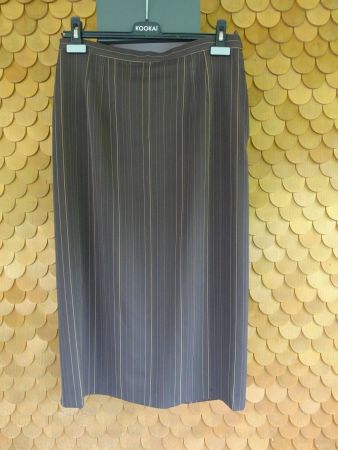 Maxi-Rock braun gestreift Gr. M - M240849