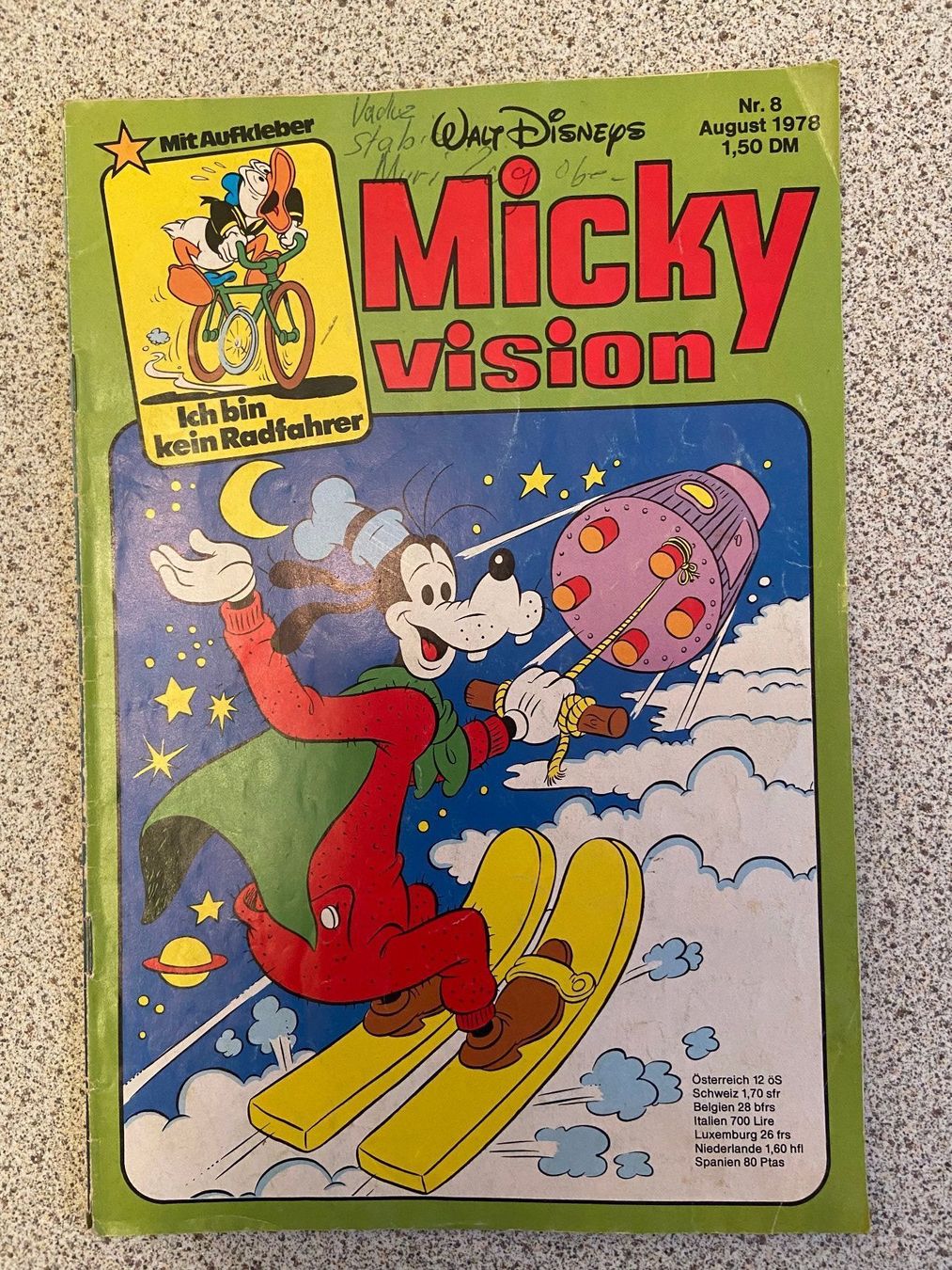 BD: Comic Micky-vision 1978  Nr. 8 /9, – D'occasion à Böckten par Hansi36