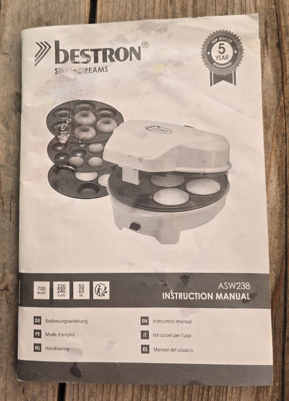 Backformen: Donuts / Cakepops/ Cupcakes- Maker von Bestron in Mint – Gebraucht aus Escholzmatt von Koenigskind2023 2