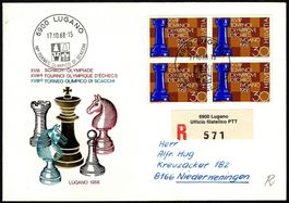 1968_XVIII Schach-Olympiade in Lugano; SBK VB 454; SS 689