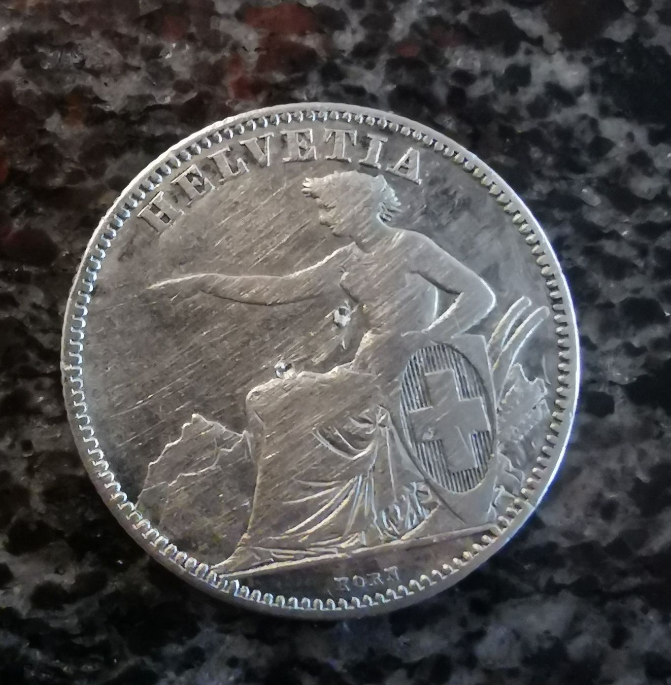 Alle Münzen: 2 Franken 1862 Silber – Gebraucht aus Küssnacht am Rigi von Gold_und_mehr 1