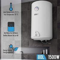 Elektro Warmwasserspeicher 80L 1500W