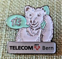L204 - Pin Die Post PTT Telecom Bern 113 Bär Telefonzentrale