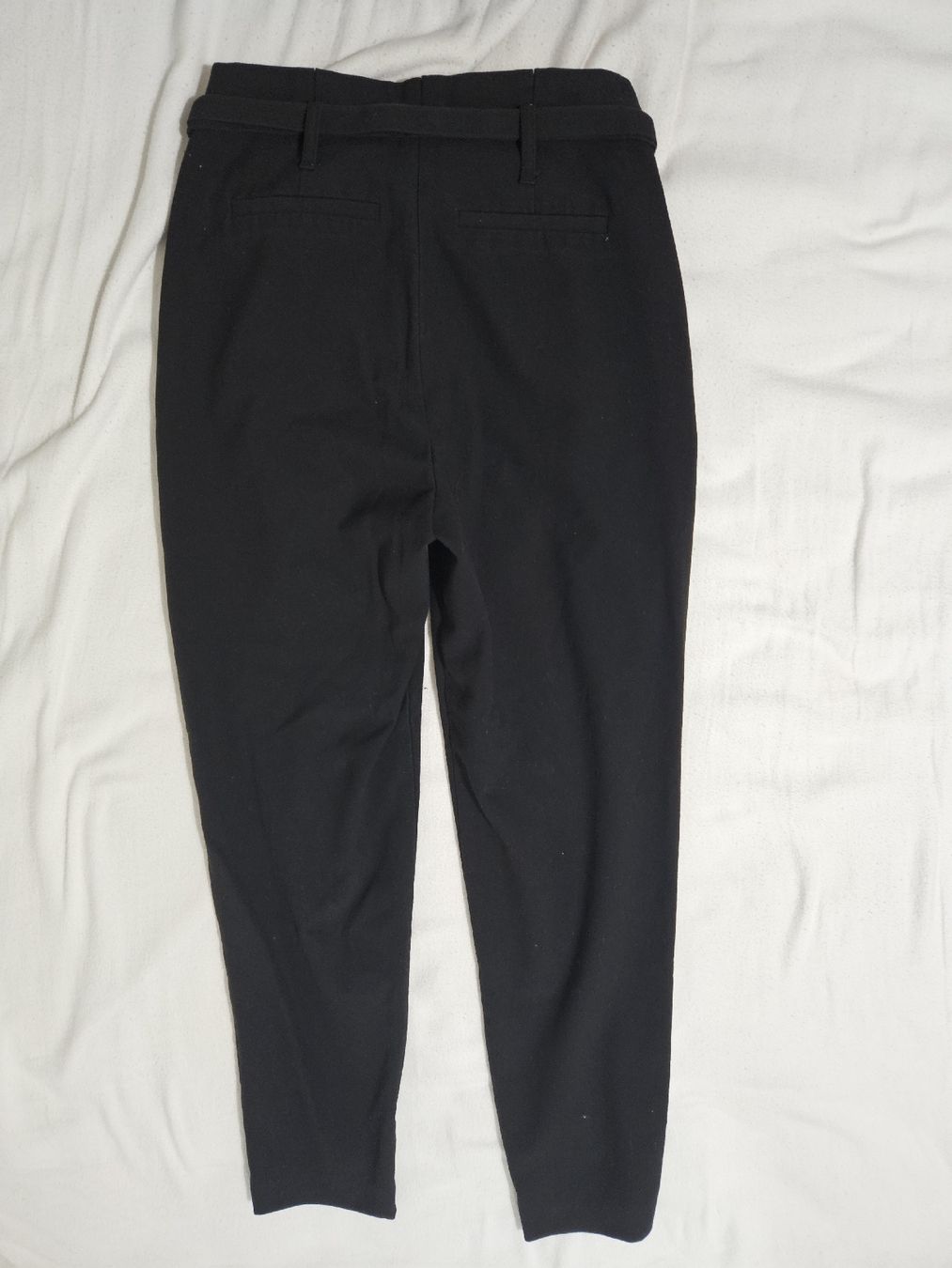 Pantaloni: Hose Stoff mit Bindegürtel, Schwarz, Grösse 34 – Usato da Abtwil AG venduto da Ayline.a8 2