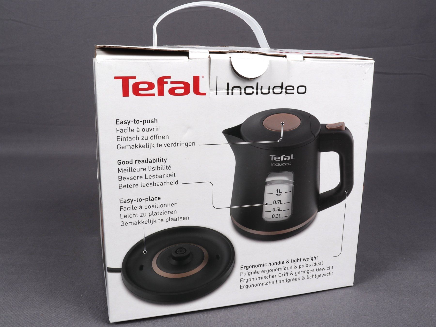 Tefal Wasserkocher: TEFAL Includeo Wasserkocher – Neu (gemäss Beschreibung) aus Steinen von Restwert_Steinen 1