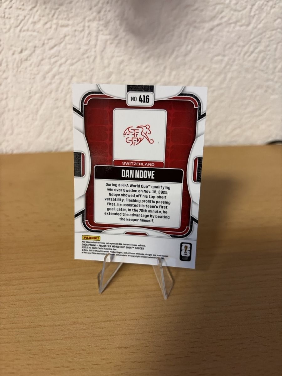Panini Carte collezionabili: Carte Panini Prizm Dan Ndoye Suisse – Nuovo (secondo la descrizione) da la chaux-de-fonds venduto da swann88 1