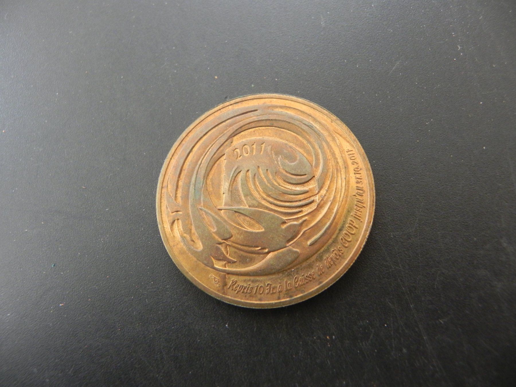 Medaglie: Neuchâtel 5 Batz 2011 - 10 Francs – Usato da Biel/Bienne venduto da Gogolozi