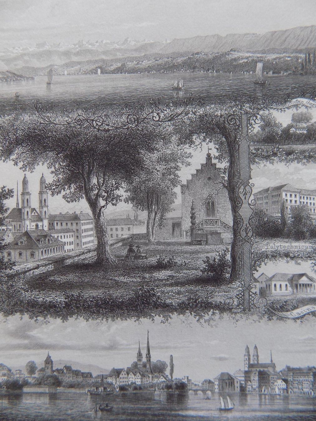 Gravures: Zürich Souvenirblatt von Ringger – D'occasion à Risch par Rischli15 5