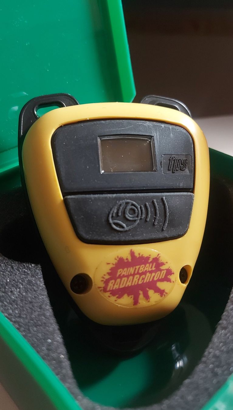 Giochi: Paintball Radarchron Geschwindigkeitsmesser, neuwertig. – Usato da Degersheim venduto da Bruninfarina 3