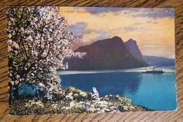 Stimmungsvoller Bürgenstock 1917, vom Rain n. Fleurier
