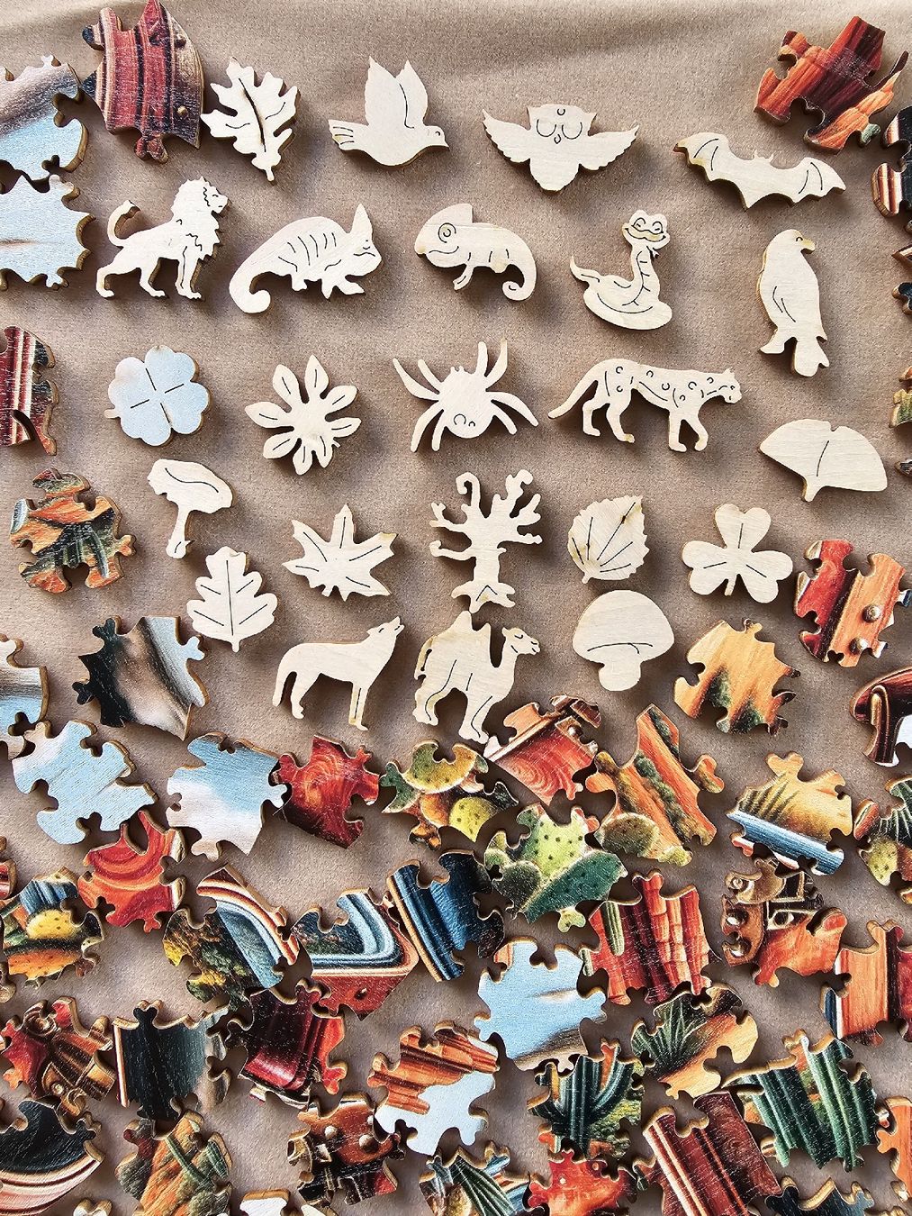 Puzzle: Holzpuzzle Wüste im Koffer"  Grösse A2 – Nuovo (secondo la descrizione) da Bütschwil venduto da Taranabo 1