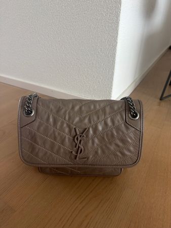 YSL Shoulder Bag Beige Used Condition