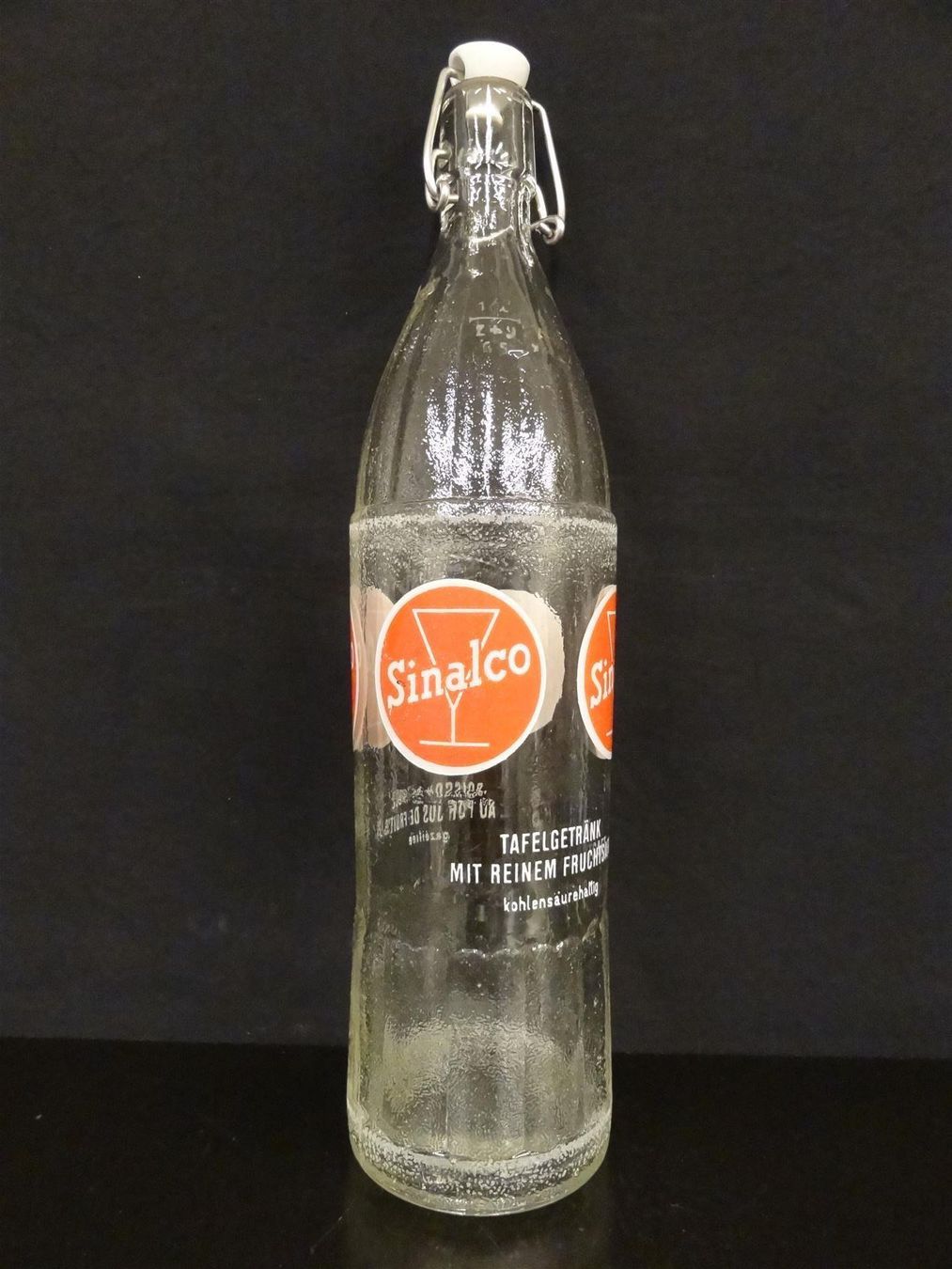 Bicchieri, Caraffe & Bottiglie: alte Flasche SINALCO 1965 BÜLACH – Usato da Kerzers venduto da Flaschenposten 1