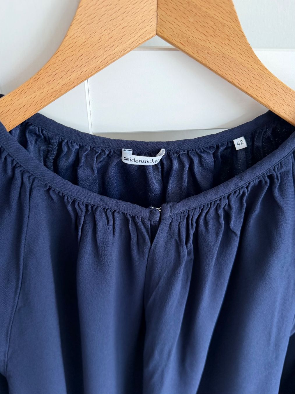 Camicette: Seidensticker Tunika Bluse blau Gr 42 – Usato da Nussbaumen AG venduto da normajeanbaker 1