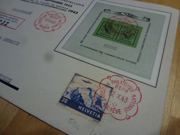 Alle Briefmarken: FDC 1943 ++ Genfer Block W18 – Gebraucht aus Walkringen von Casablanca777 1