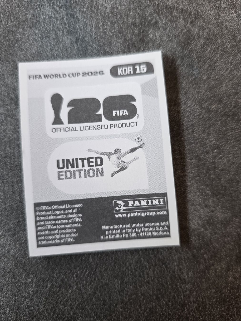 Panini Carte collezionabili: Panini WM 2026 KOR 15 Castrop – Nuovo (secondo la descrizione) da Romanshorn venduto da leeh78 1