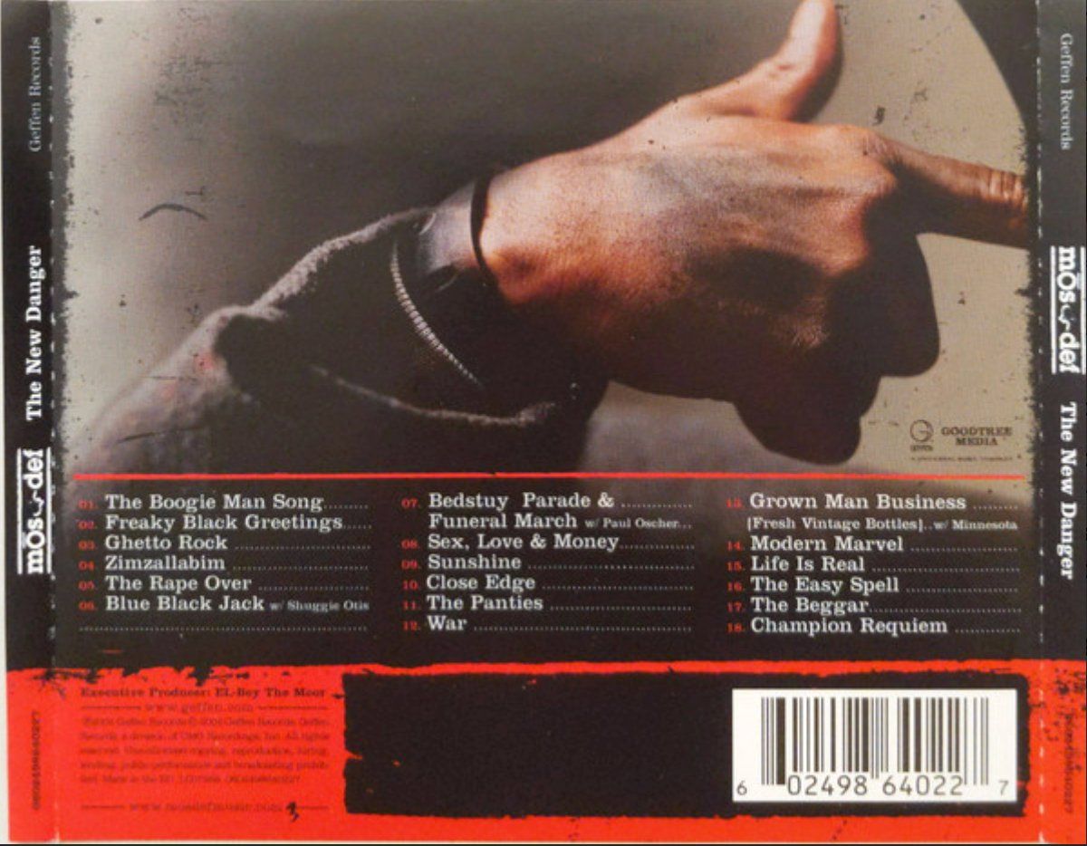 CD: Mos Def - The New Danger – Usato da Brunnen venduto da Barfly5 1