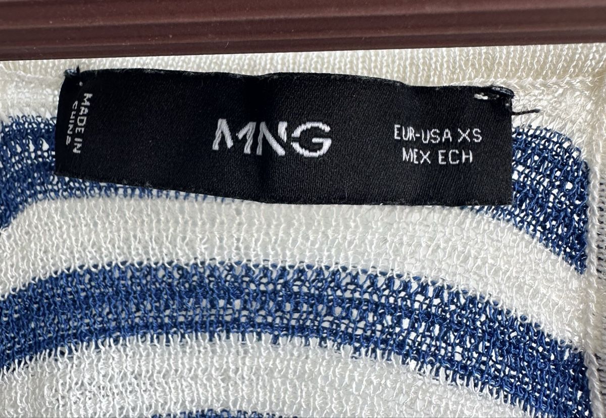Mango Tops: Strick-Top mit Streifenmuster von Mango / Gr. XS – Gebraucht aus Bern von Fraeuleinhonig 1