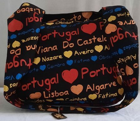 DJ Souvenir Bunte Umhängetasche Mit Text