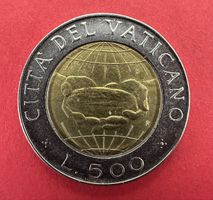 VATIKANSTADT 500 LIRE 1992