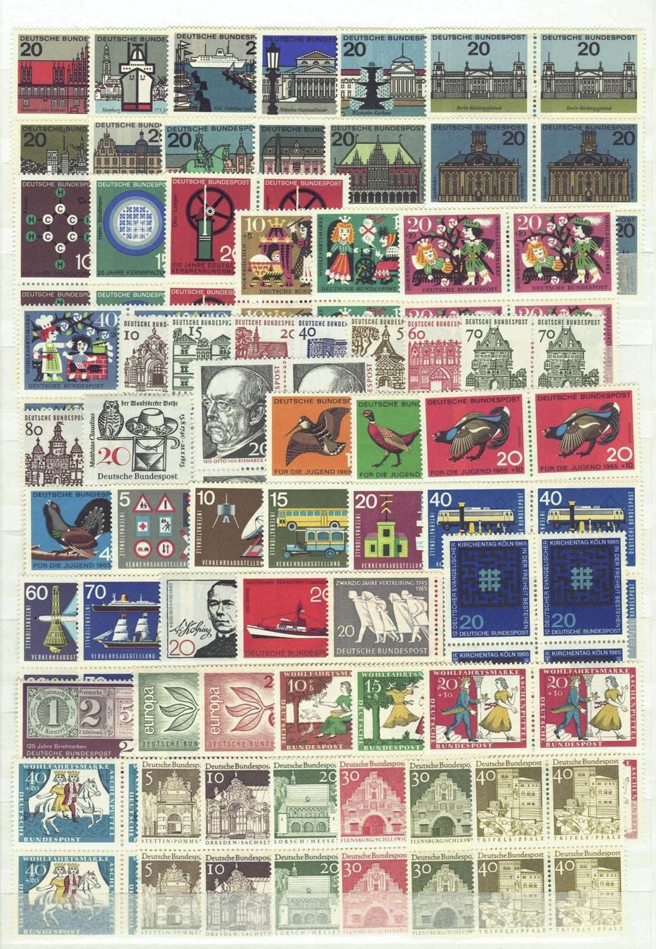 Tous les timbres: BRD 4er-Block Sammlung ab 1964 postfr** – D'occasion à Basel par Pfefferschootte