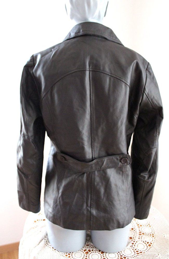 Giacche: Schwarze Lederjacke Gr. 40. – Usato da Locarno venduto da madame-tus-sauds 3