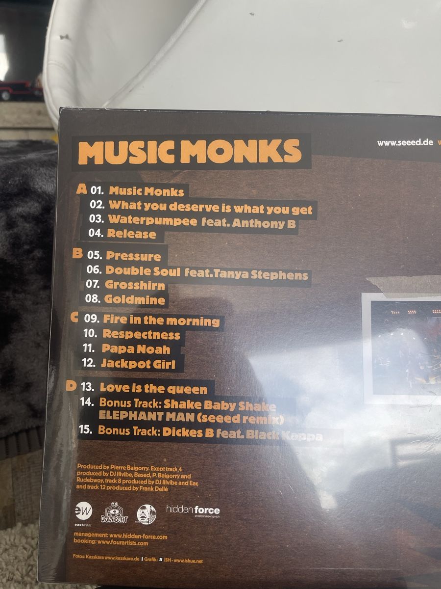 Schallplatten: SEED / Music Monks – Neu und originalverpackt aus Dagmersellen von stonefinger 1
