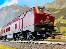 Roco __ 4 tlg. Güterzug __ Diesellokomotive BR 215 __ HO DC
